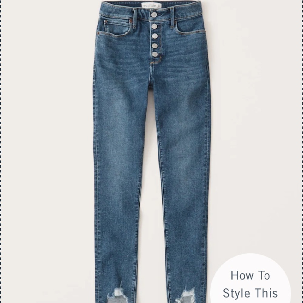 NWT high rise super skinny ankle jeans